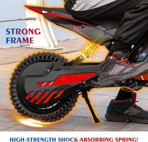 EVERCROSS EV12M Motocross Électrique pour Enfants Moto avec Moteur 300W (Rouge) – Image 2
